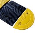 50mm Height Portable Polyurethane Road Traffic Speed Breaker Rubber Driveway Bump